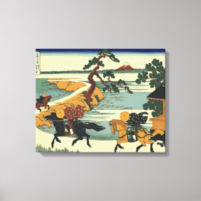 Lienzo Campos de sekiya por el río sumida (Anverso)