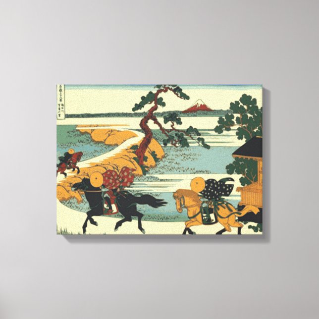 Lienzo Campos de sekiya por el río sumida (Anverso)