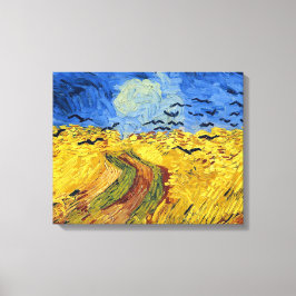 Lienzo Campos de trigo de Van Gogh pintura impresionista