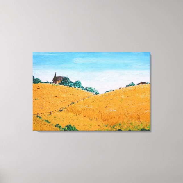 Lienzo Campos de Verano (Anverso)