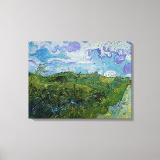 Lienzo Campos verdes de trigo por Vincent van Gogh