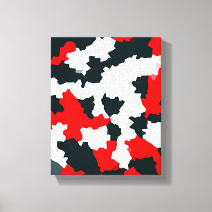 Lienzo Camuflaje de mosaico de abstracción geométrica irr