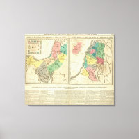 Canaan - Israel Atlas Map