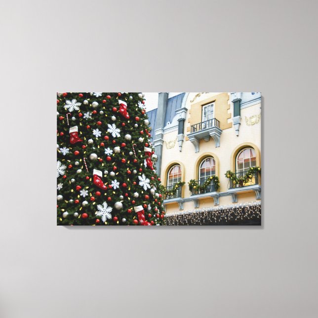 Lienzo Canadá, Alberta, Edmonton. Centro Comercial West E (Anverso)