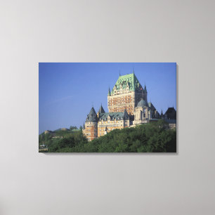 Lienzo Canadá, Ciudad de Quebec. Chateau Frontenac.