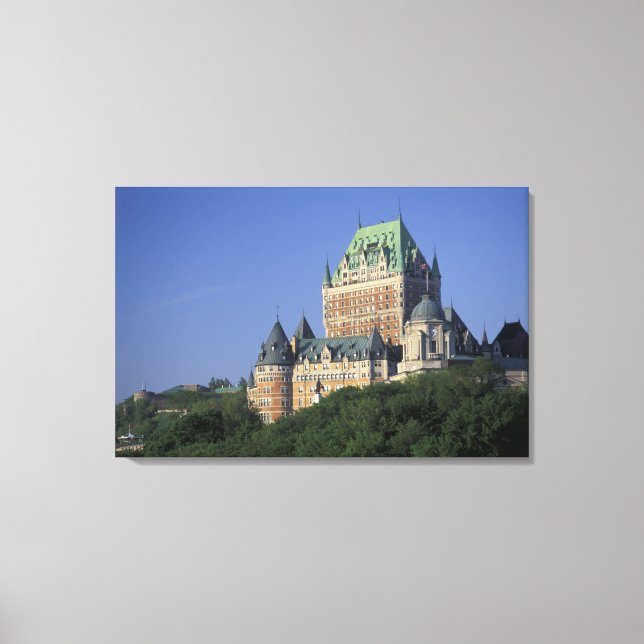 Lienzo Canadá, Ciudad de Quebec. Chateau Frontenac. (Anverso)