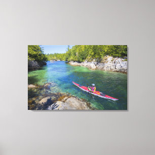 Lienzo Canadá, Columbia Británica, Isla Vancouver. Mar 2