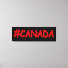 Lienzo "CANADÁ" Diseño De Expresión Cuta. ¡Hazte con una 
