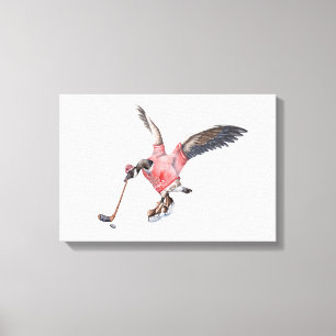 Lienzo Canadá: Hockey sobre oca