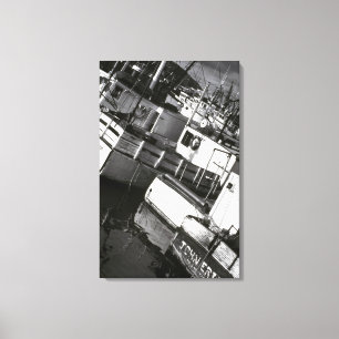 Lienzo Canadá, Nueva Escocia, Digby. Barcos de pesca