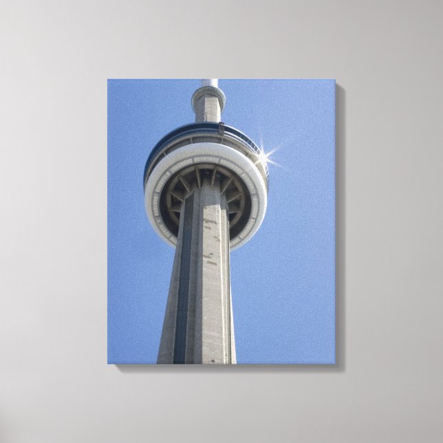 Lienzo Canadá, Ontario, Toronto. Parte superior de la Tor (Anverso)