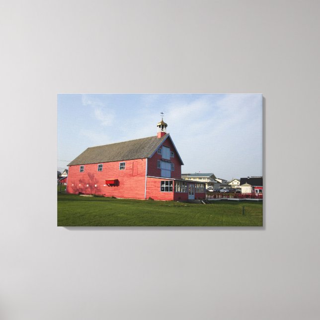 Lienzo Canadá, Quebec, Perce. IMAGEN RESTRINGIDA: No (Anverso)