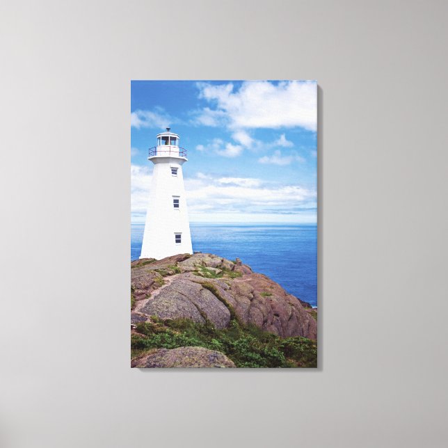 Lienzo Canadá, Terranova, Cape Spear National (Anverso)