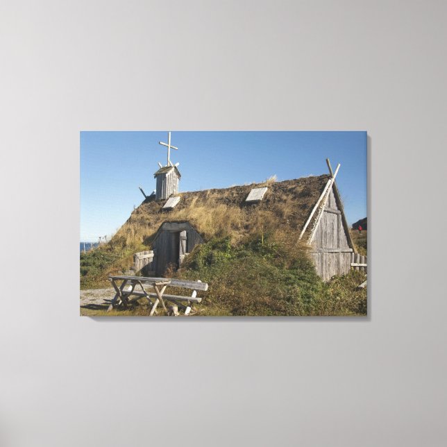 Lienzo Canadá, Terranova y Labrador, L'Anse Aux (Anverso)