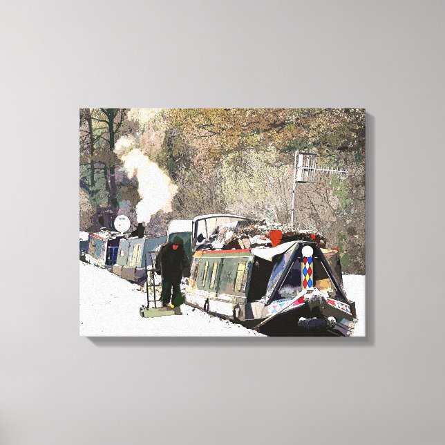 LIENZO CANAL BOATS (Anverso)