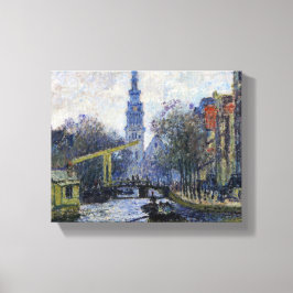Lienzo Canal Claude Monet en Ámsterdam