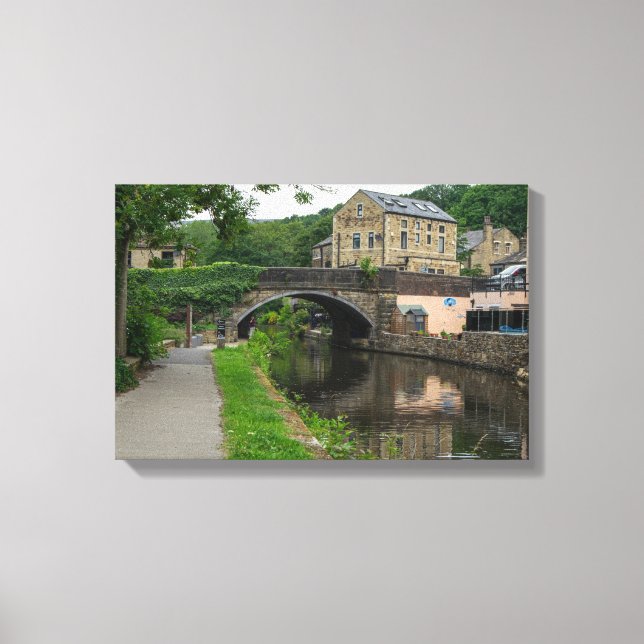 Lienzo Canal de Rochdale, Luddendenfoot (Anverso)