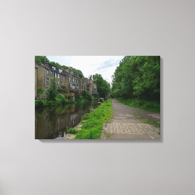 Lienzo Canal de Rochdale, Luddendenfoot (Anverso)