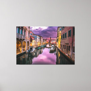 Lienzo Canal de Venecia
