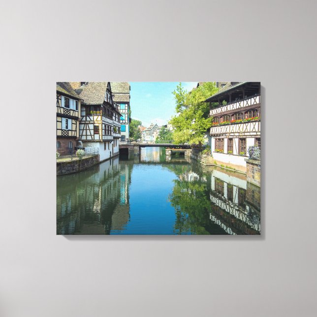 Lienzo Canal Francia de Estrasburgo (Anverso)