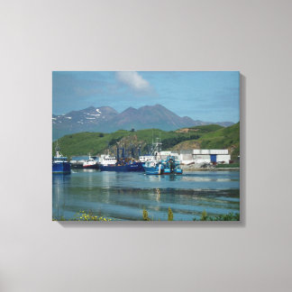 Lienzo Canal oriental, puerto holandés, AK
