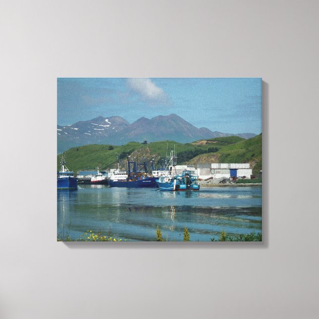 Lienzo Canal oriental, puerto holandés, AK (Anverso)