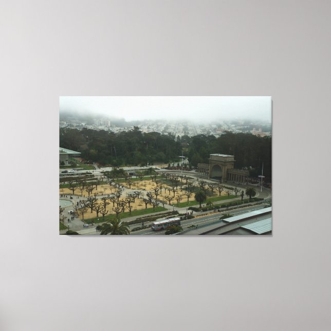 Lienzo Canales de Concurso de Música de Golden Gate Park (Anverso)