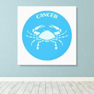 Lienzo Cáncer, Signo del Zodiaco, Horóscopo, Astrología