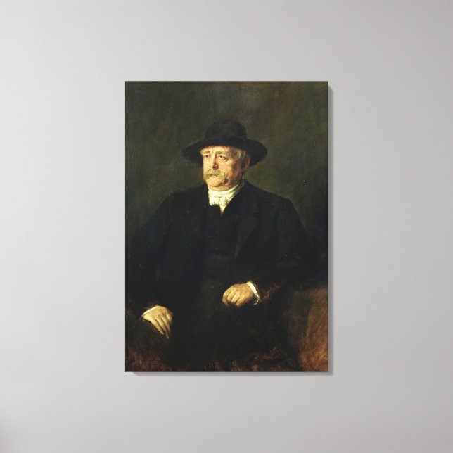 Lienzo Canciller Otto von Bismarck, 1849 (Anverso)