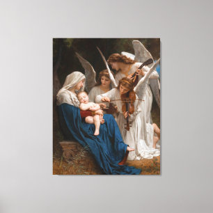 Lienzo Canción de los Ángeles de William-Adolphe Bouguere