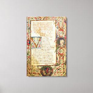 Lienzo Canción en elogio a Laura