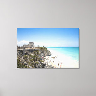 Lienzo Cancún, Quintana Roo, México - Ruinas en una col