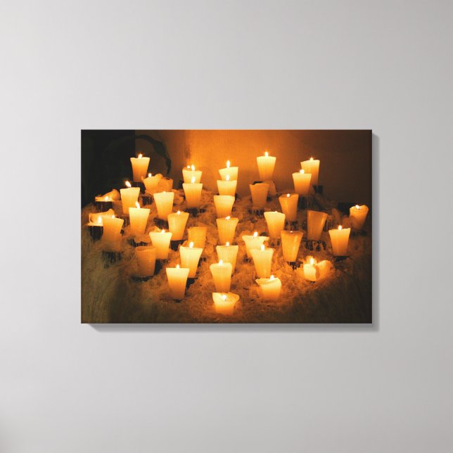 Lienzo CANDLES COZY 16x24 (Anverso)