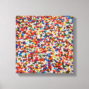 Lienzo Candy Balls Colores del arcoiris
