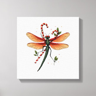 Lienzo Candy Cane Dragonfly