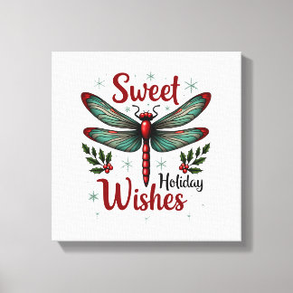 Lienzo Candy Cane Wings Dragonfly