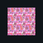 Lienzo Candy pattern | Lollies pattern | lollipop 19<br><div class="desc">Dessert pattern for candy lover who loves ice cream, popsicles, donuts, chocolates, Cupcake, and Gelato. It is the perfect pattern for summer and beach. It is perfect for kids. It can be also given as a birthday gift to your best friend, boyfriend, girlfriend, son, or daughter who also loves desserts....</div>