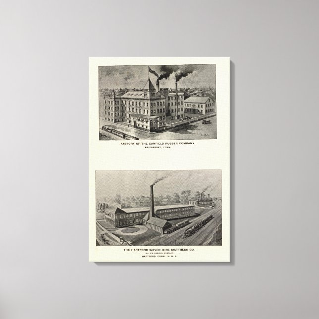 Lienzo Canfield Rubber Co (Anverso)