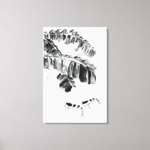 Lienzo Cangrejos de río en agua