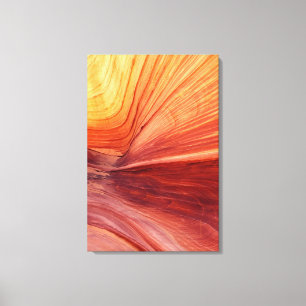 Lienzo Cañón Besado por el Sol Abstracto del Suroeste