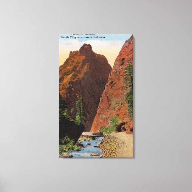 Lienzo Cañón Cheyenne del Sur (Anverso)