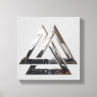 Lienzo Cañón de aceite - plata