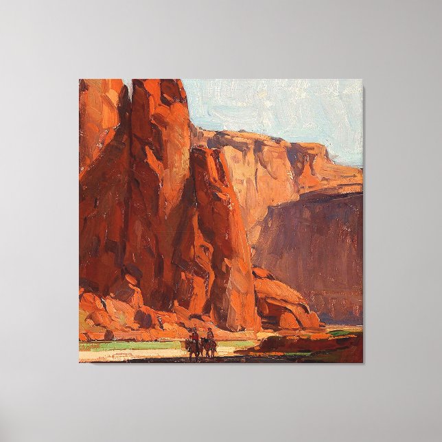 Lienzo “Cañón de Arizona” de Edgar Payne (Anverso)
