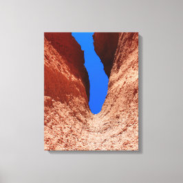 Lienzo Cañón del Mojave: cielo vertical del desierto