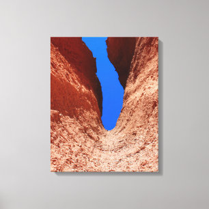 Lienzo Cañón del Mojave: cielo vertical del desierto