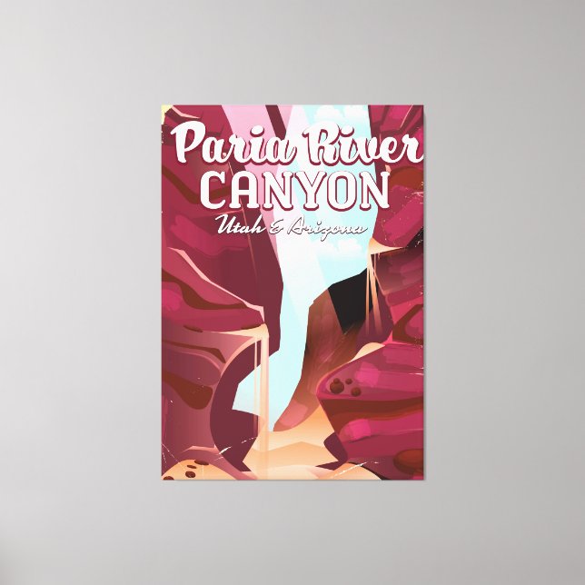 Lienzo Cañón del río Paria, Utah y Arizona (Anverso)