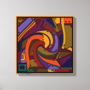 Lienzo Cansado de entrar - Acabo de ser yo