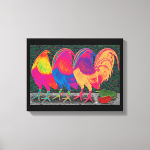 Lienzo Cantina Roosters