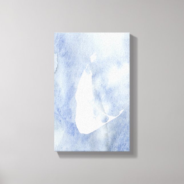 Lienzo Canto de acuarela de Nantucket