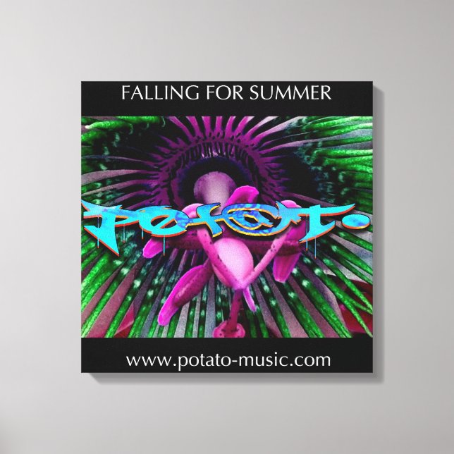 Lienzo Canto de caída (Anverso)